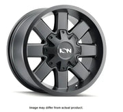 141-7937B13 Wheel Group Ion Type 141 Satin Black 17X9 6-135