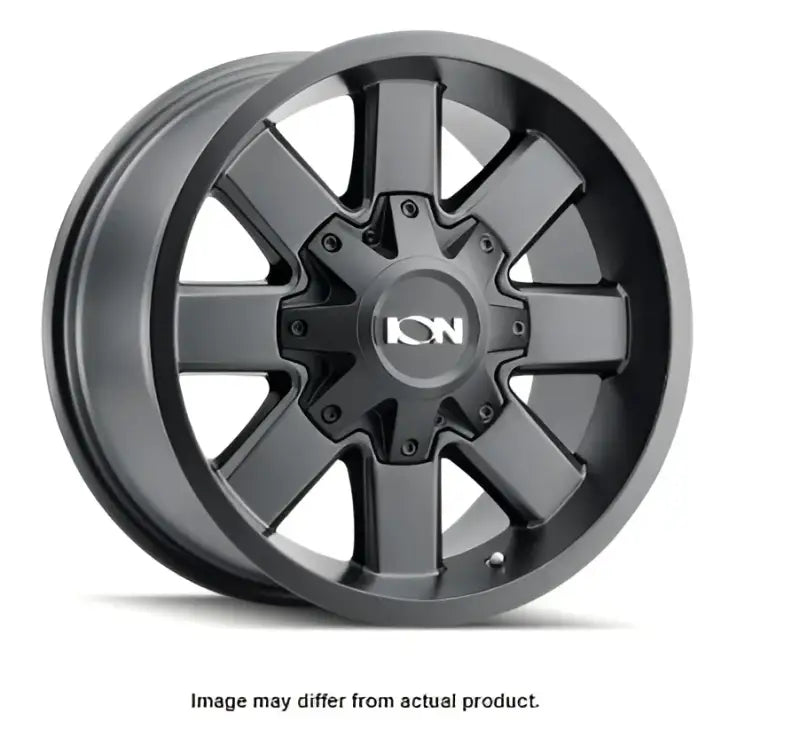 141-7937B13 Wheel Group Ion Type 141 Satin Black 17X9 6-135