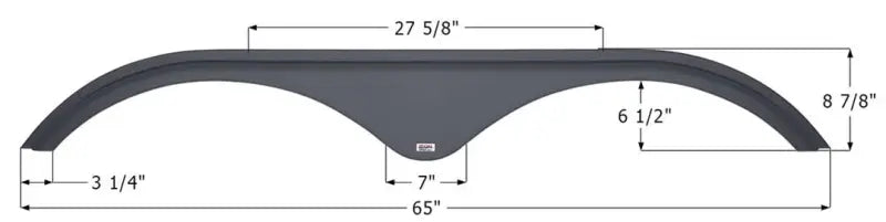 14144 Icon Pilgrim Fender Skirt Grey