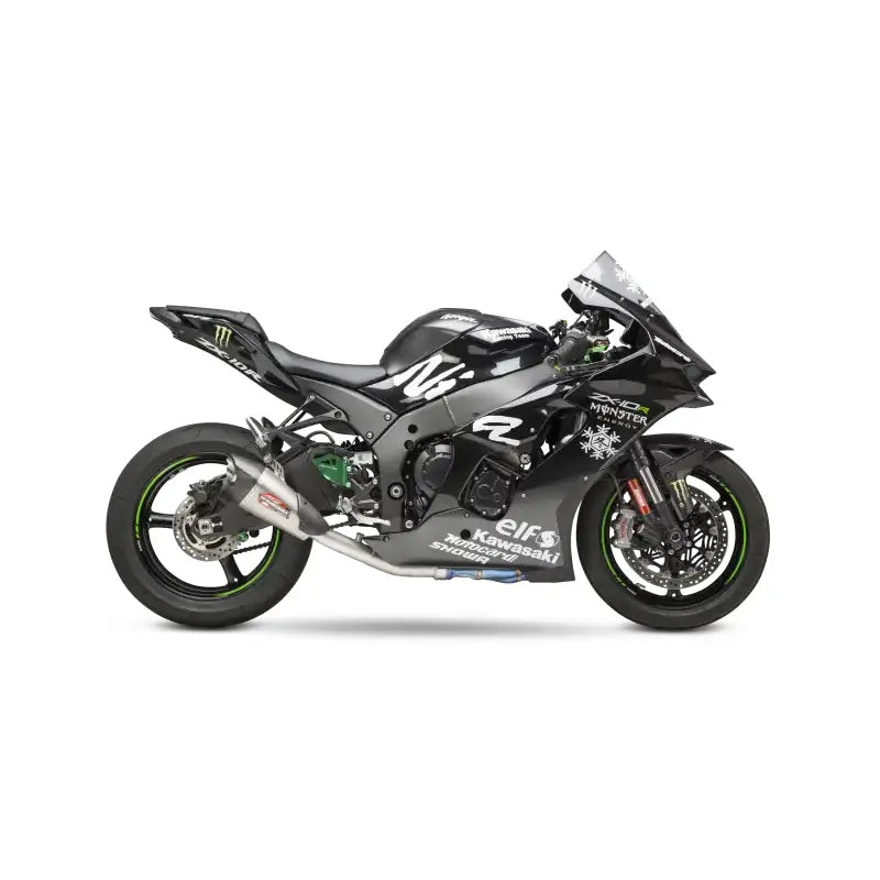 14183CP520 Exhaust Race At2 3/4 Sys SS/Cf Kaw - AT2 Slip-On