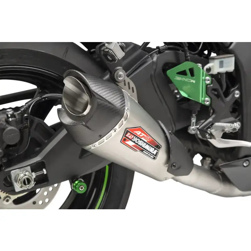 14183CP520 Exhaust Race At2 3/4 Sys SS/Cf Kaw - AT2 Slip-On
