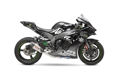 14183CP520 Exhaust Race At2 3/4 Sys SS/Cf Kaw - AT2 Slip-On