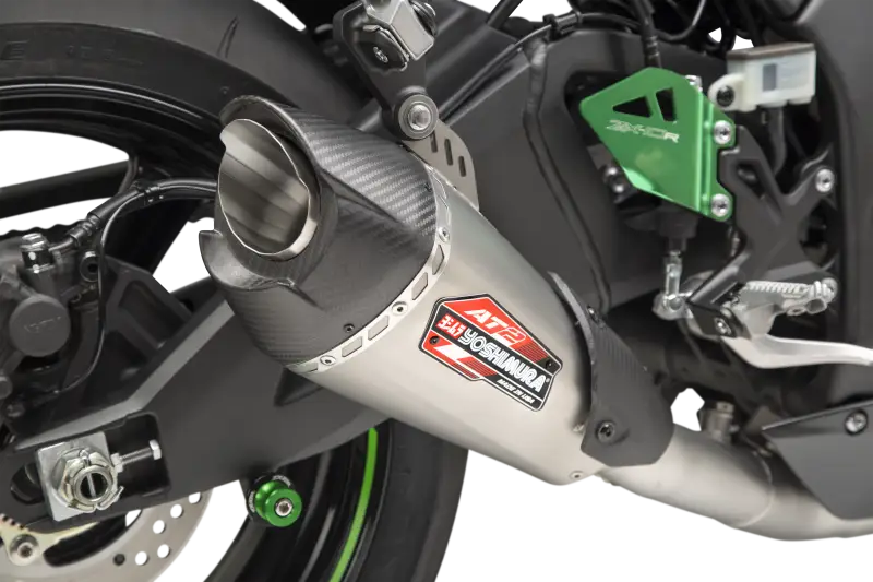 14183CP520 Exhaust Race At2 3/4 Sys SS/Cf Kaw - AT2 Slip-On