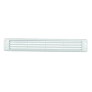 1425-5 Attwood Marine Vent-White Flush Louvered - Bilge Vent