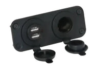 Attwood 14262-6 Dual USB Marine Adapter, plugs into boat's 12V power outlet, durable marine-grade materials, RV, Automotive, Powersports, off-road, marine, exterior, truck accessories, interior, truck bed, RV parts, Marine, AVADA - Best Sellers, Marine Maintenance