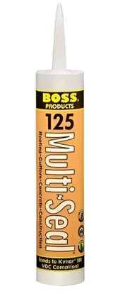Tube of BOSS Multi-Seal sealant for building construction using Accumetric Multi Seal