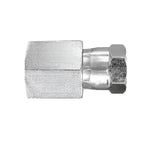 Silver-colored metal pipe fitting for Dayco 04FF-04FJ with smooth operation