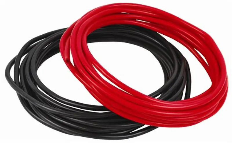 Coiled red and black blk 8gawire for anchor line or anchor rope use at Attwood Marine