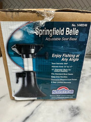 1440248 Springfield Belle Pedestal Gray Coating - Boat Seat