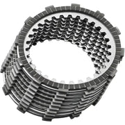 Stacked motorcycle clutch plates from 144578 Premium Clutch Kit Softail FLT 84-89