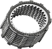 Stacked motorcycle clutch plates from 144578 Premium Clutch Kit Softail FLT 84-89
