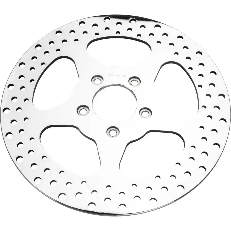 HARDDRIVE 144604 5 Spoke Brake Rotor Front 11.5 Ss Polished 2.22id