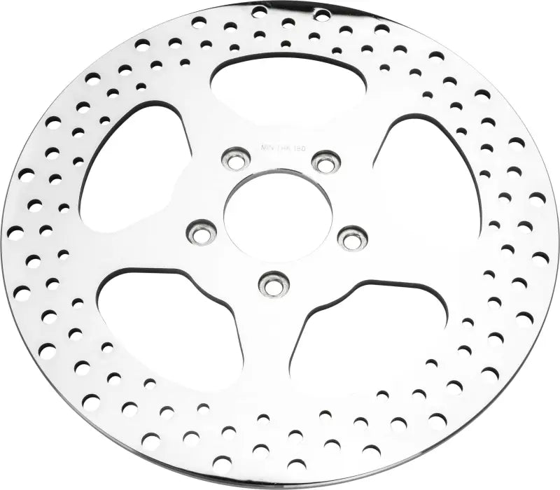 HARDDRIVE 144604 5 Spoke Brake Rotor Front 11.5 Ss Polished 2.22id