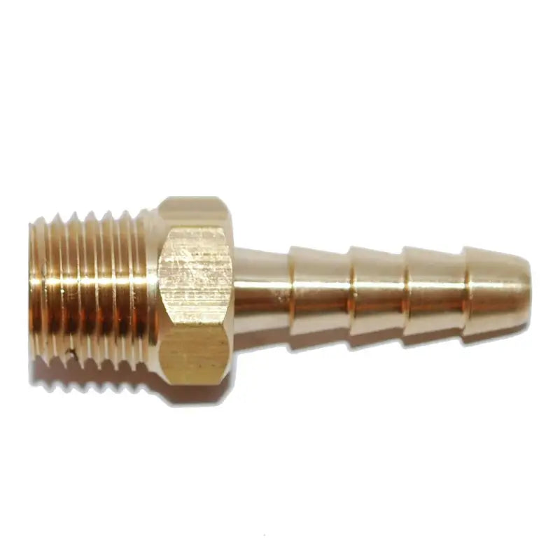 Brass hose barb fitting for fuel line fitting on Attwood Marine Connector 3/8 inch hose