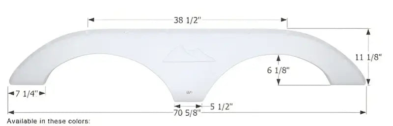 14751 Icon Fs Tan. Keystone Fs2293 Black - Fender Skirt