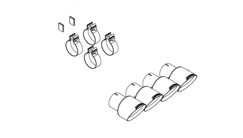 14778BLK Exhaust Tail Pipe Tip