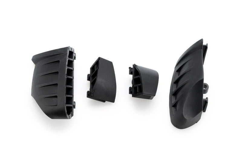 Puig Frame Slider Rubber End Caps Guards/Braces 20872N - Black Replacement Pro 2.0 PR