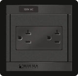 1479-BSS Blue Sea Panel 360 120Vac Dual Outlet
