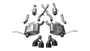 14984BLK Corsa Exhst 2.5' Cat-Back Dual Rear Exit With T
