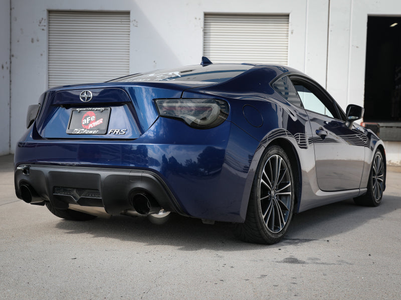 aFe 49-36023-B aFe Takeda Exhaust Axle-Back 13-15 Scion FRS / Subaru BRZ 304SS Black Dual Tips Exhaust