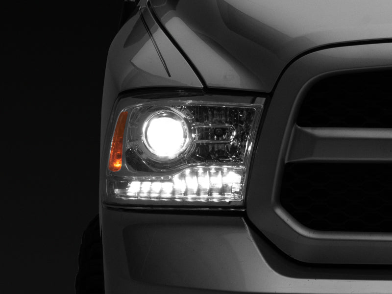 Raxiom R111519 Raxiom 09-18 Dodge RAM 1500 LED Halo Headlights w/ Swtchbck Turn Signals- Chrome Hsng (Clear Lens)