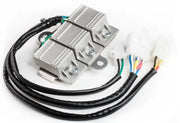 Silver voltage regulator with wiring harness for 15-106 CDI Honda, meets OEM specs