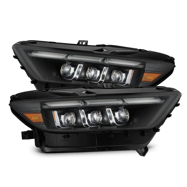 AlphaRex 19-23 Toyota RAV4 (High Trim) NOVA LED Projector Headlights Black - 880870