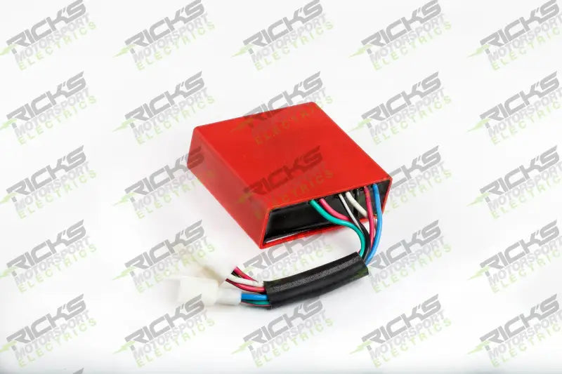 Red electronic control module wires for Ricks CDI Box, perfect for your Ricks CDI setup