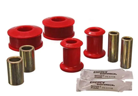 Energy Suspension 15.3113R Energy Suspension 93-99 Volkswagen Cabrio/Golf III/GTI/Jetta III Red Front Control Arm Bushing Set