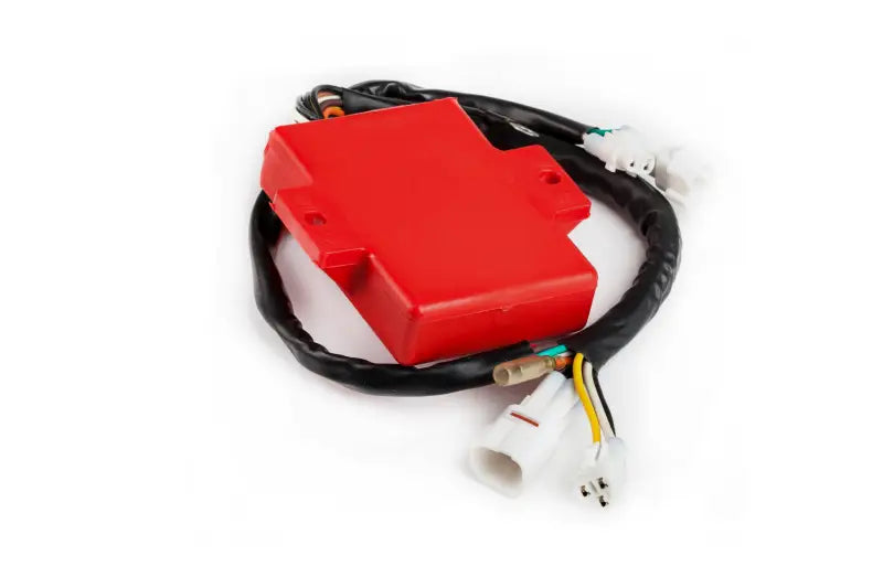 Red CDI box with wiring harness and connectors for RV parts & accessories or truck parts