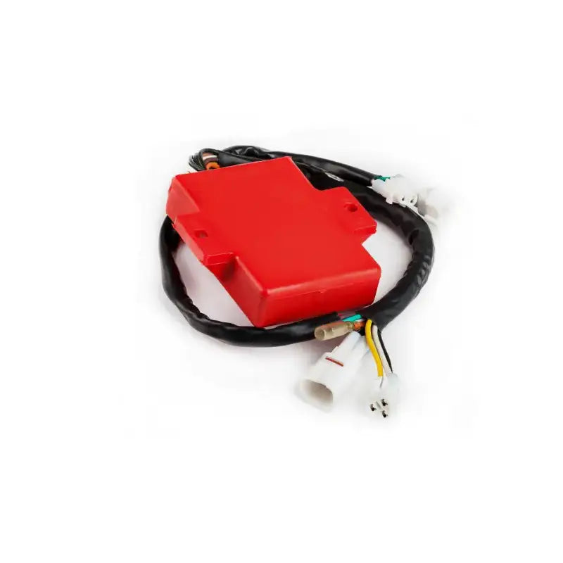 Red CDI box with wiring harness and connectors for RV parts & accessories or truck parts
