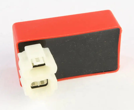 Red and black electronic control module with white connector for 15-622 Cdi Box, RV parts & accessories