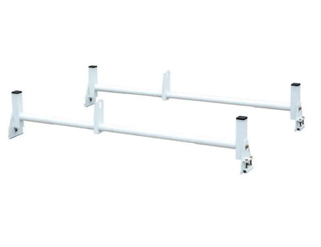 1501310 Buyers Prod Ladder Rack Stl Whte Van Gutter Mnt
