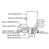 150624 Camper Jack Hydraulic Pump Mechanism Plunger Bar