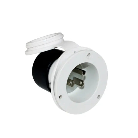 150BBIW Marinco Bass Boat Inlet 15A Front Mount W - Receptacle