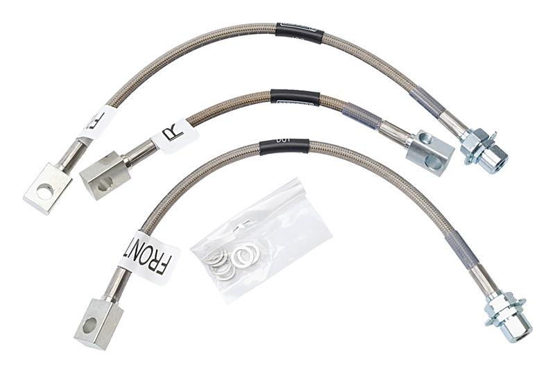 Russell 693020 Russell Performance 94-95 Ford Mustang GT (Front & Rear Center Hose) Brake Line Kit - 693020