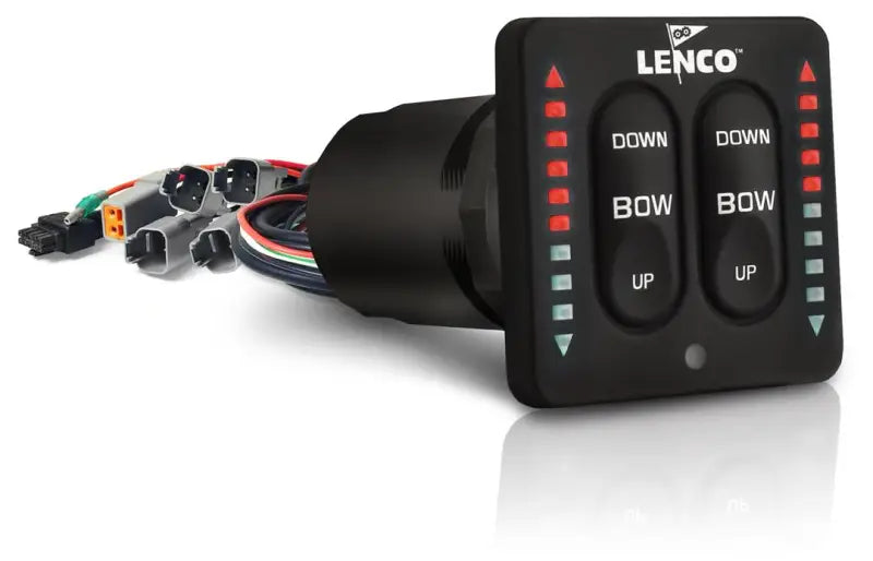 Lenco 15171-001 LED Tactile Switch with Pigtail, offering precise control and clear visibility.