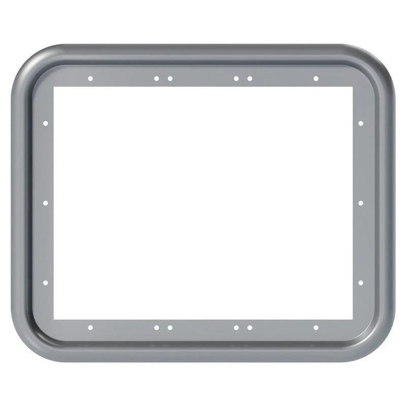 FOGATTI WATER HEATER REPAIR PART RV: Fogatti Grey Trim Ring 18x18 For RV Water Heaters RTRAXG1818