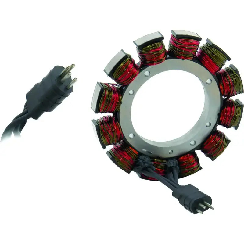 Automotive stator assembly with wiring and connectors for RV parts & accessories or truck parts