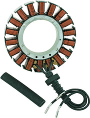 Motorcycle stator with copper windings and connectors for RV parts and truck accessories