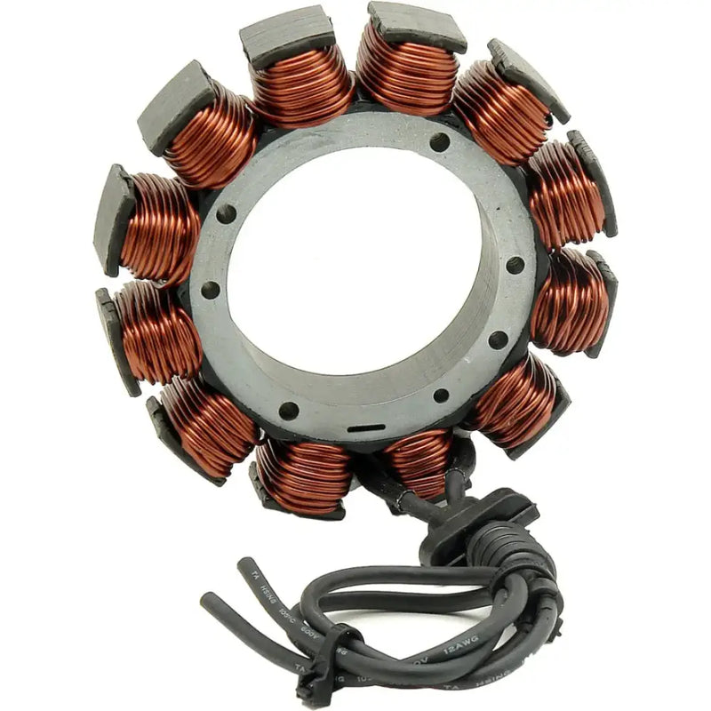 Motorcycle stator with copper windings and lead wires for 38 Amp Touring RV parts & accessories