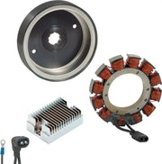 Electric charging system components for RV and truck parts including stator rotor regulator