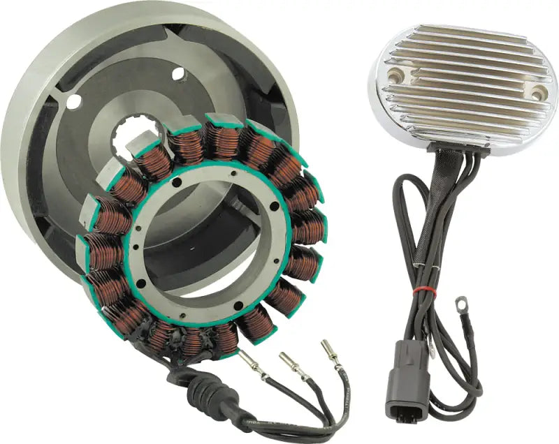 Motorcycle stator rotor and regulator for electric charging, perfect RV and truck parts