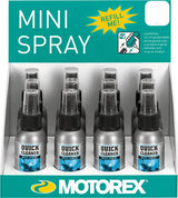 MOTOREX Quick Clean Display 60ml 12 Bottles Per Display for Powersports