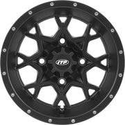 1528644536B Itp Hurricane 15X7 4/156 4 + 3 Black - Storm Series Wheel
