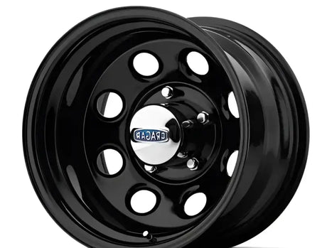 1529397014B Carlstar 15X10.00 6/5.5 Soft-8 Blk 0397 - Wheel
