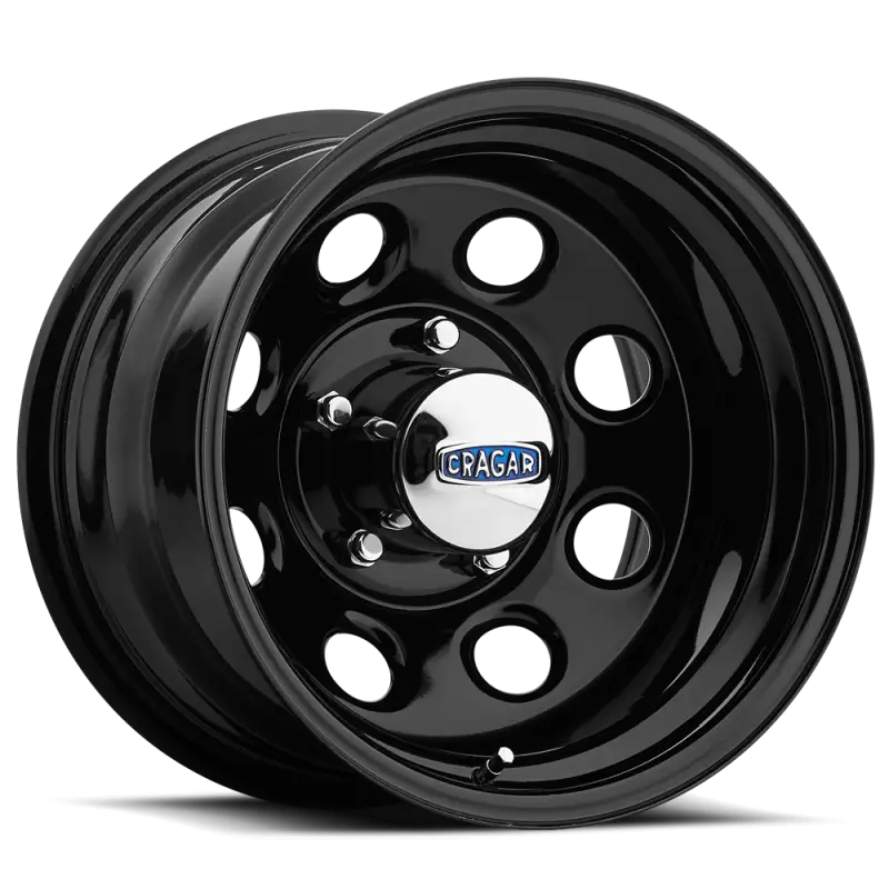 1529397014B Carlstar 15X10.00 6/5.5 Soft-8 Blk 0397 - Wheel