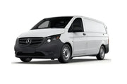 White Mercedes-Benz cargo van with Legend Fleet Duratherm door liner for fleet durability