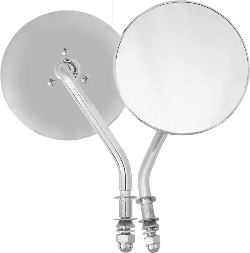 153083 4" Round Mirror Chrome Right Side