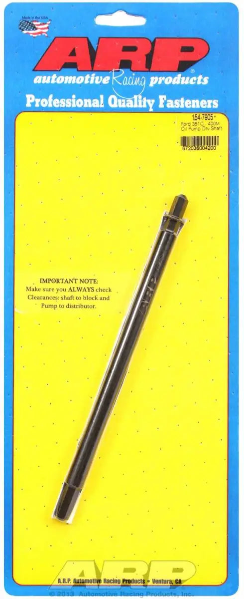 154-7905 ARP Fasteners Oil Pump Drive Shaft For Use With 351C/